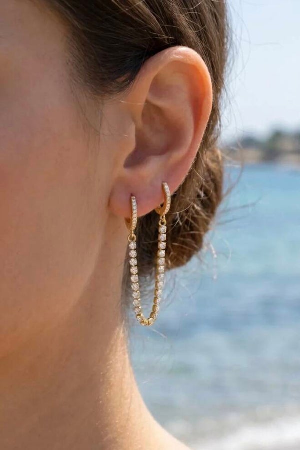 ✨️ Boucles d'oreilles pendantes strass✨️
