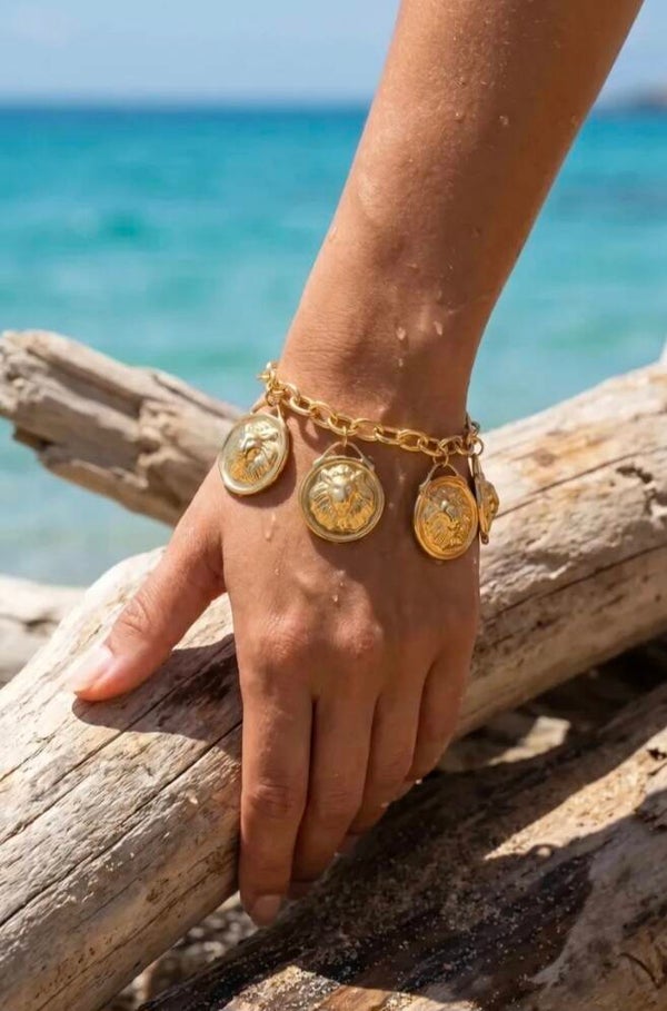 ✨️ Bracelets breloques lion✨️