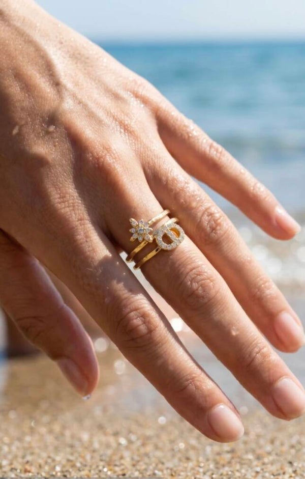 ✨️ Bague maille marine ✨️