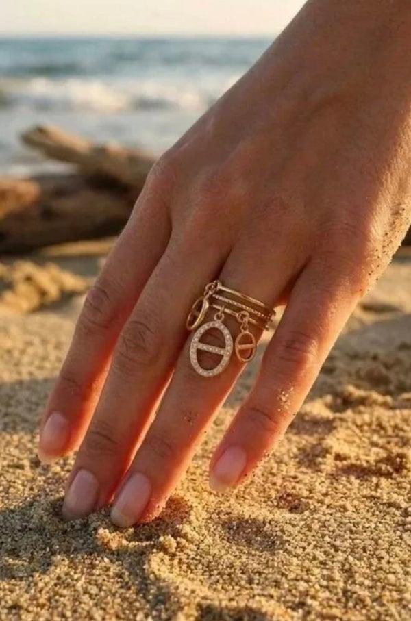 ✨️ Bague maille marine ✨️