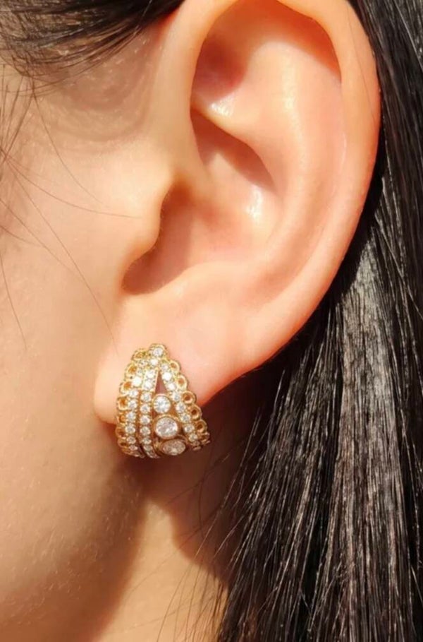 ✨️ Boucles d'oreilles strass✨️