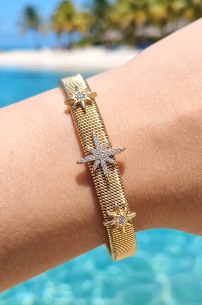 ✨️ Bracelet jonc étoile ✨️