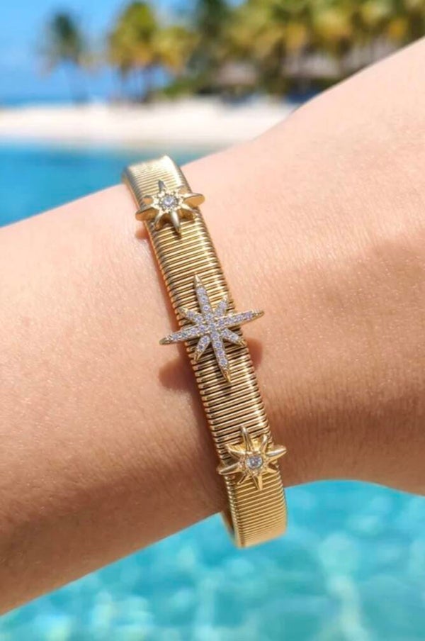 ✨️ Bracelet jonc étoile ✨️