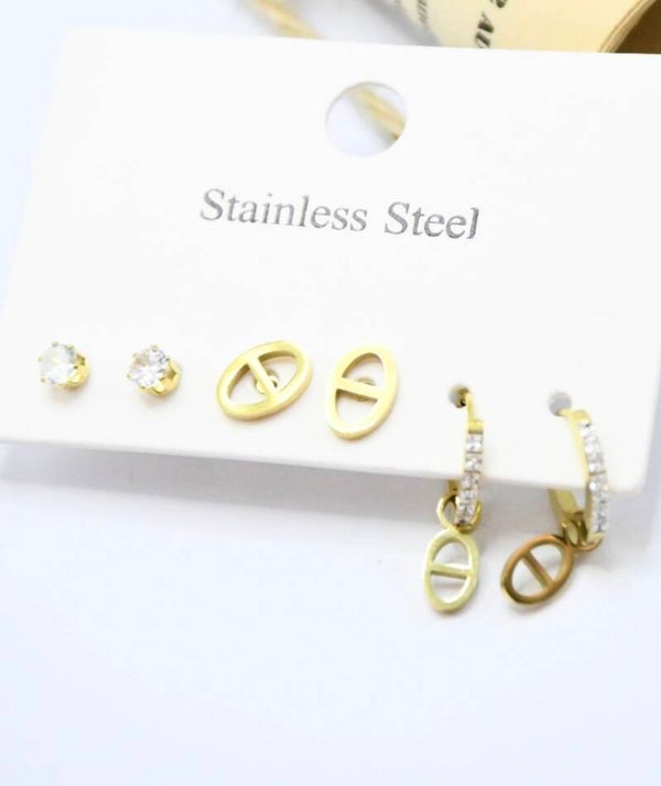 ✨️ Ensemble boucles d'oreilles ×3✨️