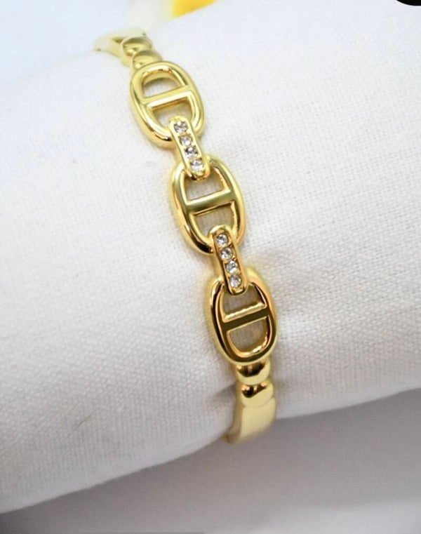 ✨️ Jonc maille marine strass ✨️