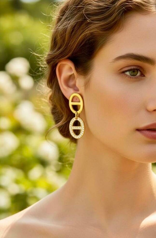 ✨️ Boucle d'oreille maille marine ✨️