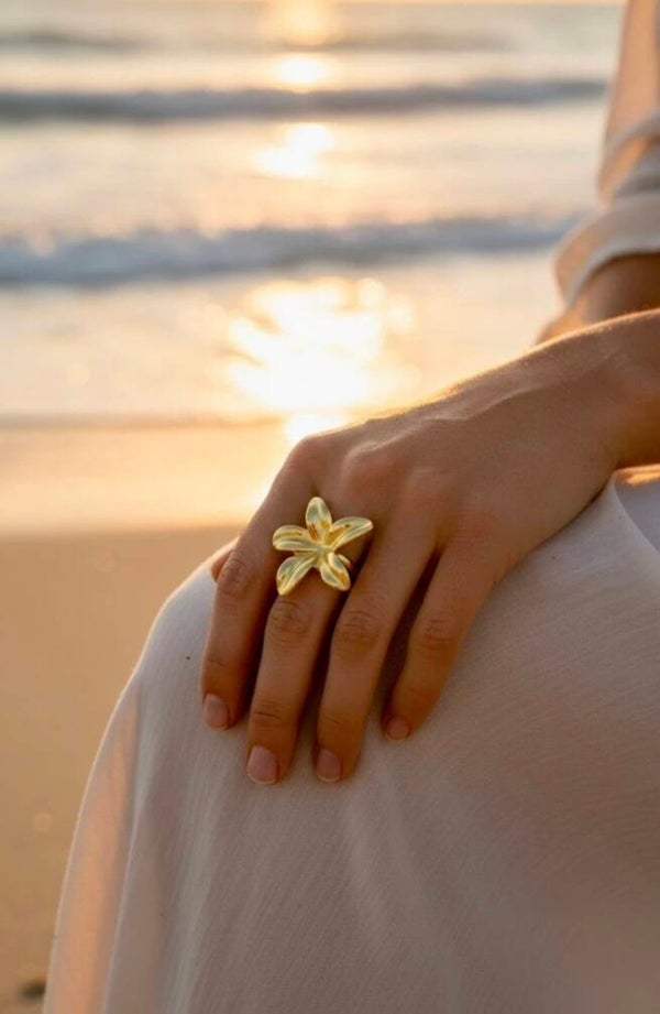 ✨️ Bague fleur d'hibiscus ✨️
