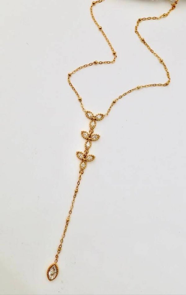 ✨️ Collier Y fleur✨️