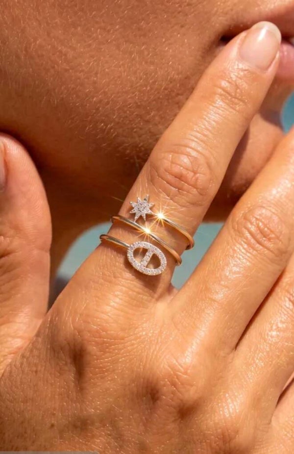 ✨️ Bague maille marine ✨️