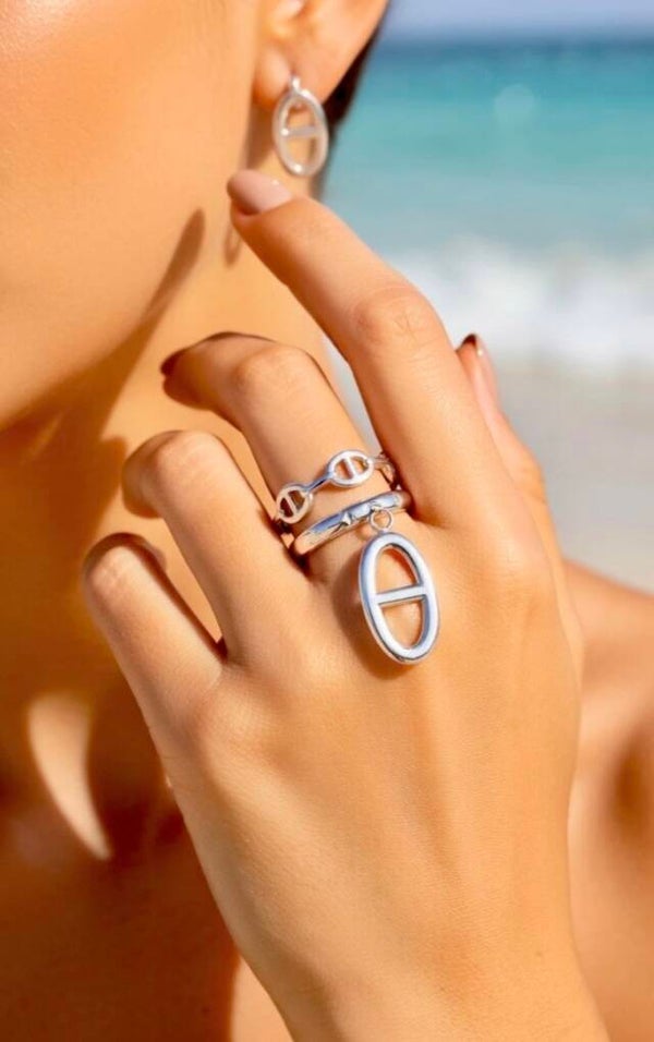 ✨️ Bague maille marine ✨️
