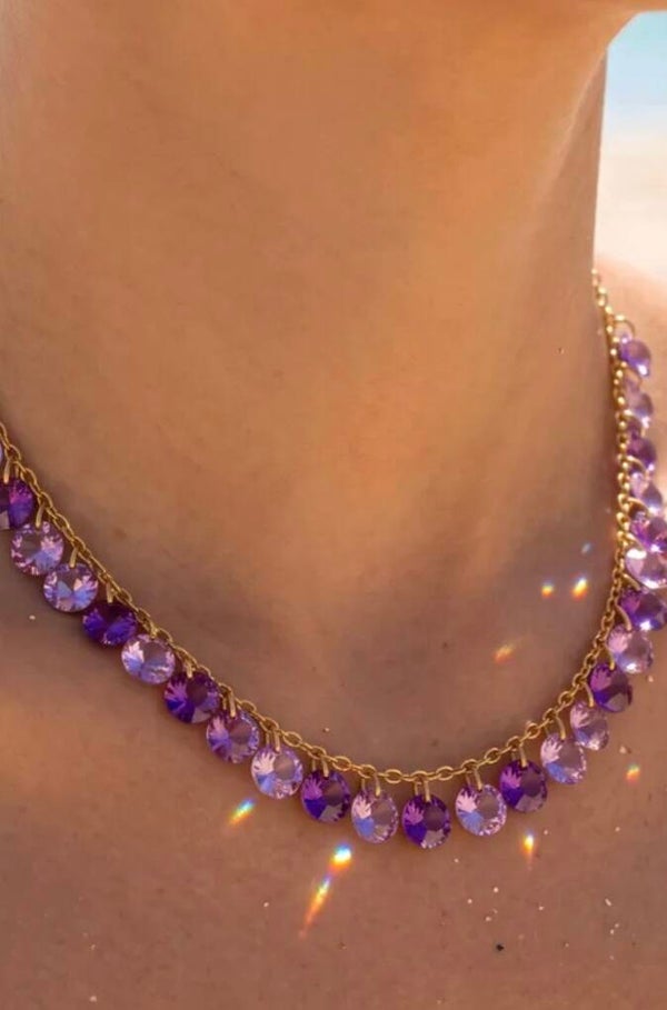 💜 Collier Améthyste