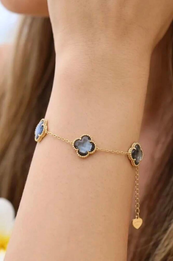 ✨️ Bracelets trèfle de couleur ✨️