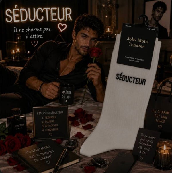 🧦 Chaussettes homme à messages – Le petit cadeau qui fait plaisir ❤️