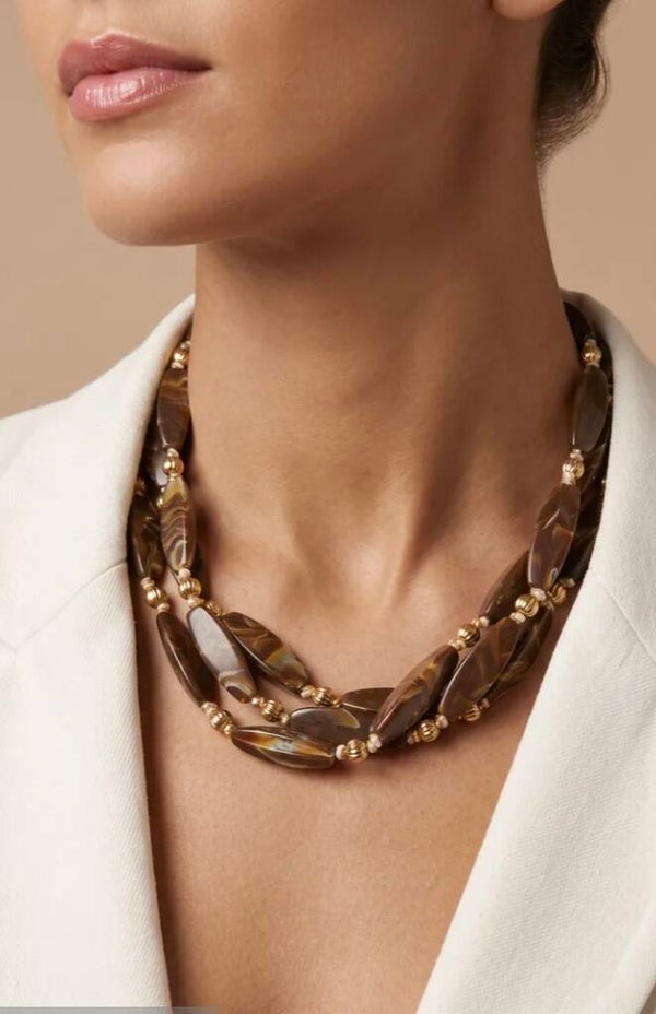 ✨️ Collier multi rang en résine ✨️