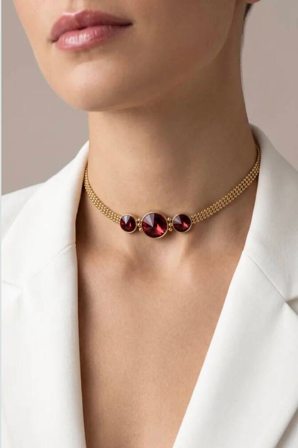 ✨️ Collier Mathilda rubis✨️