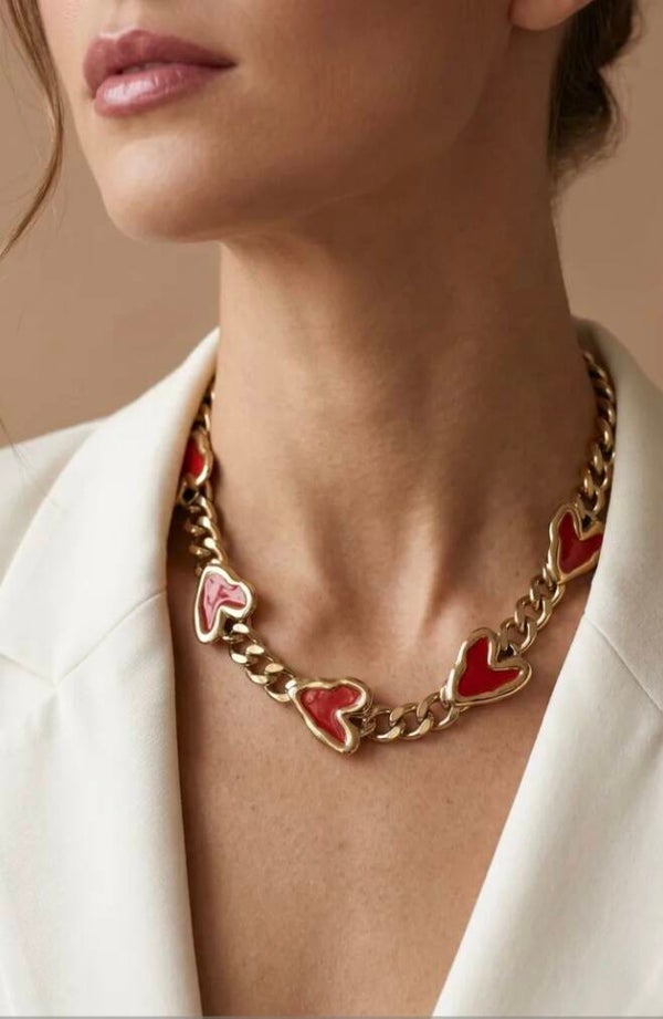 ✨️ Collier coeur rouge✨️