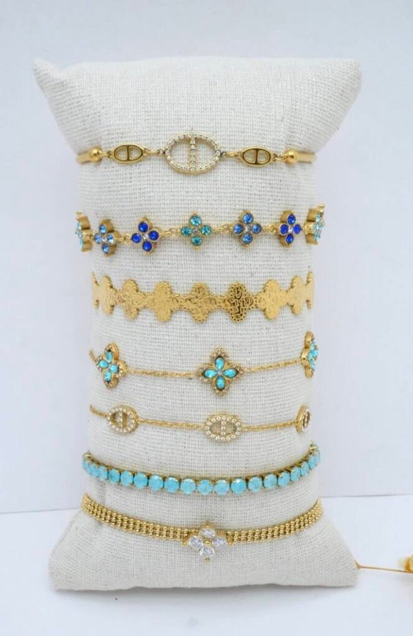 ✨️ EXCLUSIVITÉ LOTS DE 7 BRACELETS TENDANCE EN ACIER INOXYDABLE ✨️