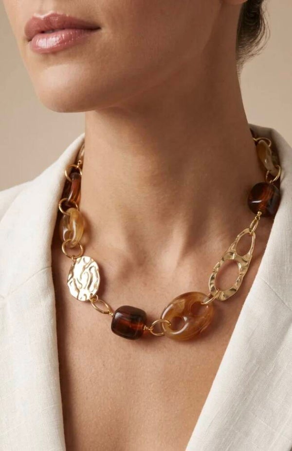 ✨️ Collier XL graine en résine ✨️
