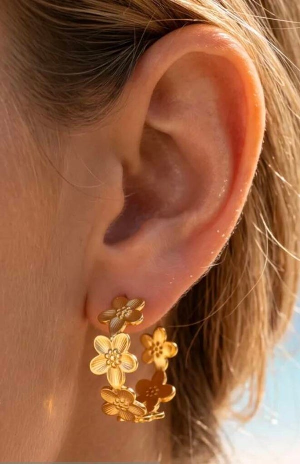 ✨️ Boucles d'oreilles fleur✨️