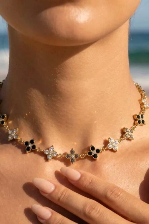 ✨️ Collier princesse trèfle zircons ✨️