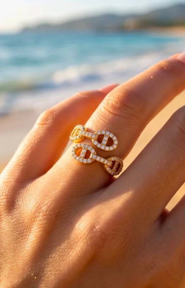 ✨️ Bague maille marine ✨️