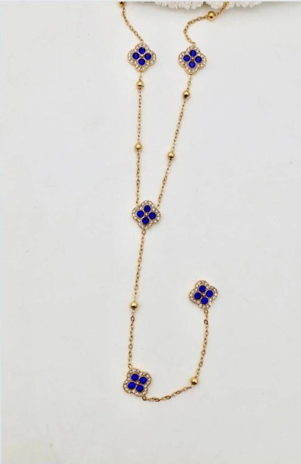 ✨️ Collier Y Trèfle zircons ✨️