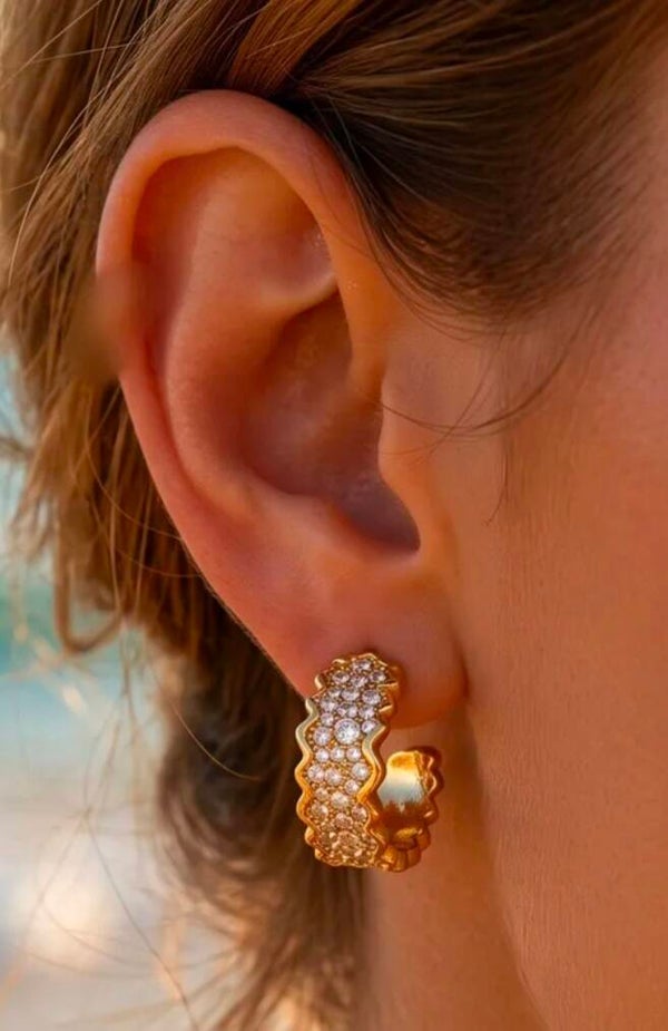 ✨️ Boucles d'oreilles Belinda strass ✨️