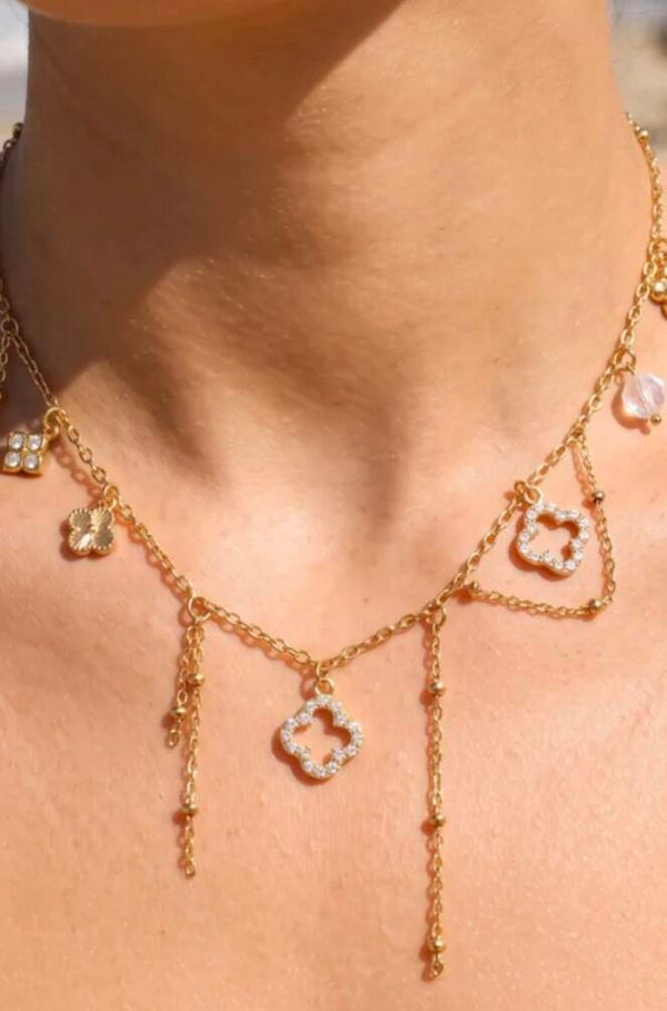 ✨️ Collier Trèfle pampilles✨️