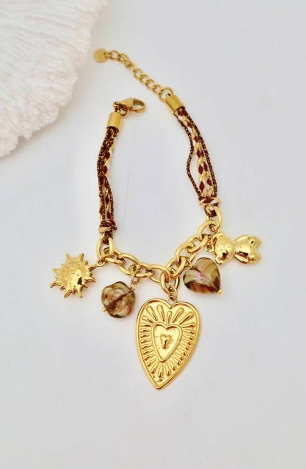 ✨️ Bracelets breloques coeur✨️