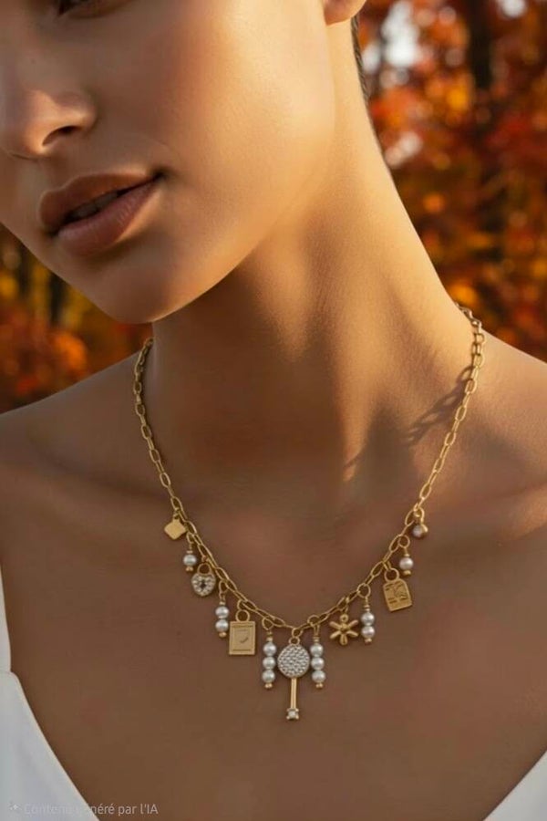 ✨️ Collier Johanna breloques ✨️
