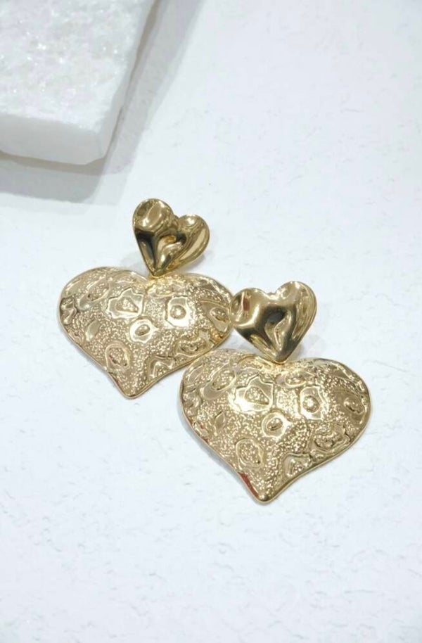 ✨️ Boucles d'oreilles XL cœur ✨️