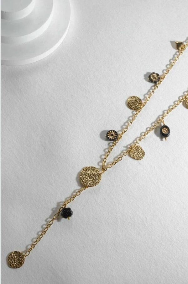 ✨️ Sautoir Y pieces et perles✨️