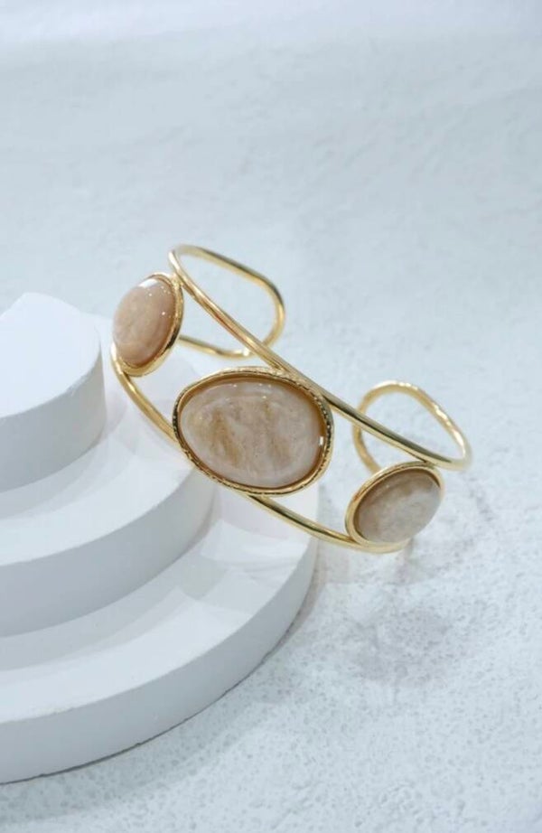 ✨️ bracelets jonc pierre de couleur ✨️