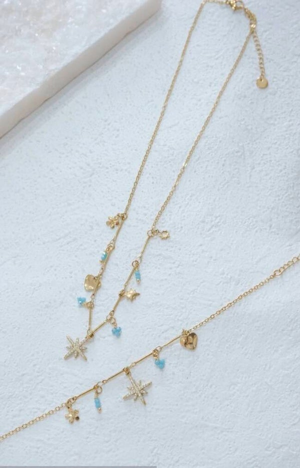 ✨️ Duo collier + bracelet étoile polaire ✨️
