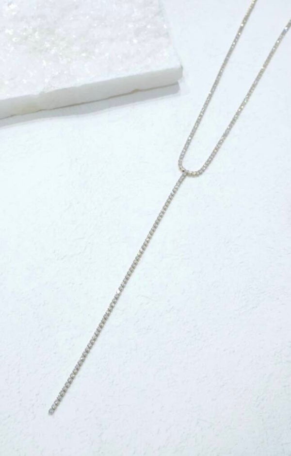 ✨️ Collier Y tout strass ✨️