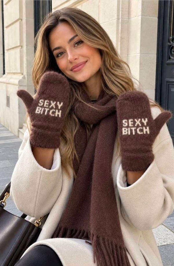 ✨ NOUVEAUTÉ – MOUFLES PAILLETÉES « SEXY BITCH » ✨