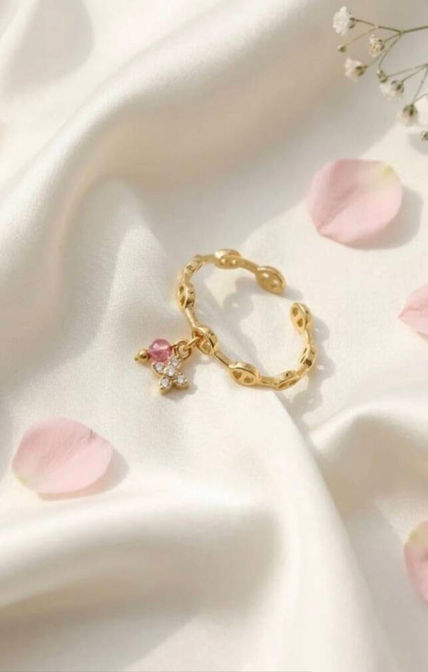 Bague Maille Marine Breloque – Charme & Fantaisie