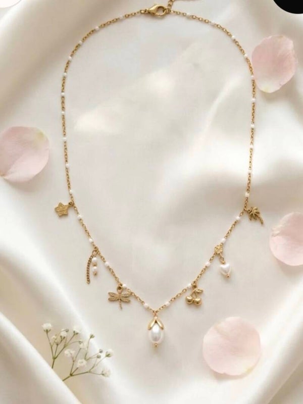 Collier Breloques Nature – Charme Bohème