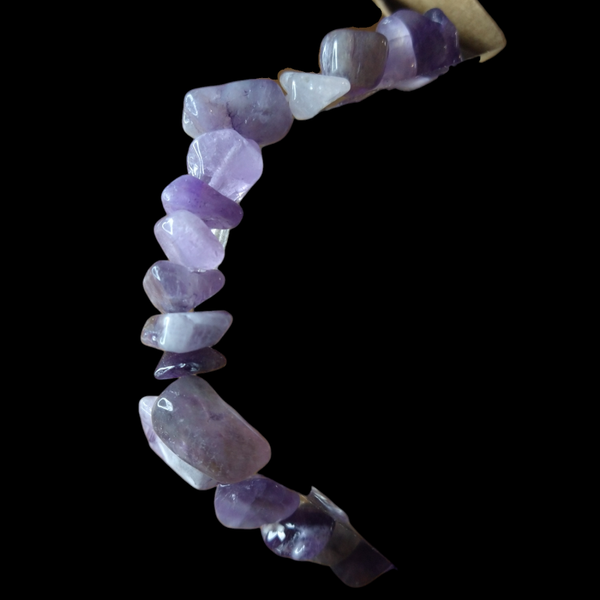 Amethyst Chip Bracelet
