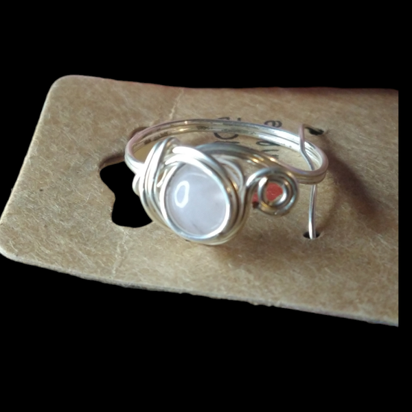 Rose Quartz Ring 7.5