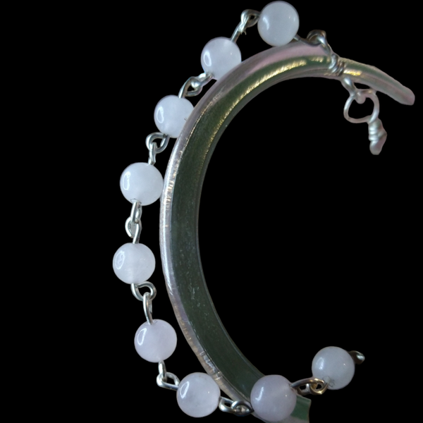 Rose Quartz Link Bracelet