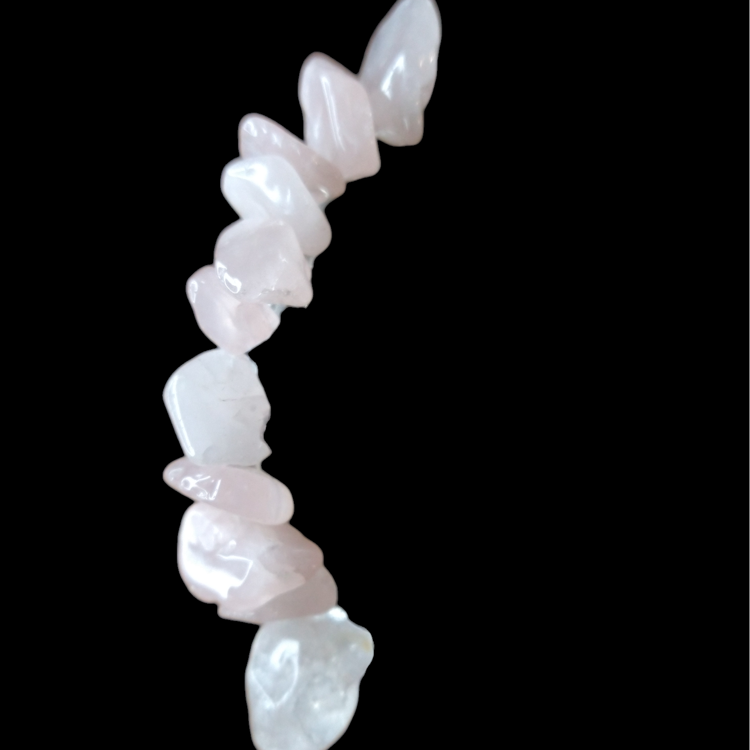 Rose Quartz Chip Bracelet