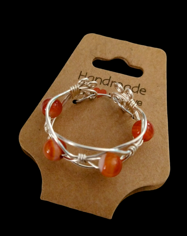 Banded Carnelian Cuff