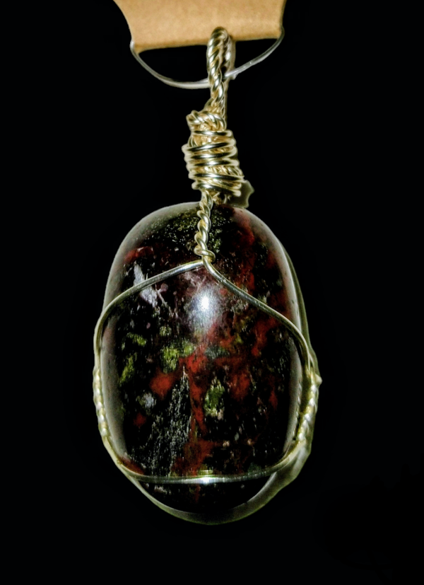 Dragon Bloodstone Pendant