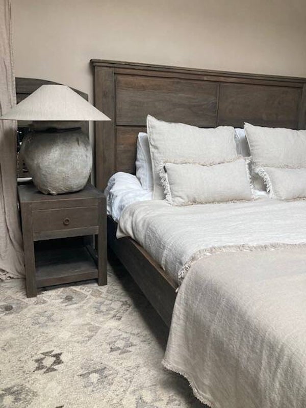 Linnen plaid Louise Naturel