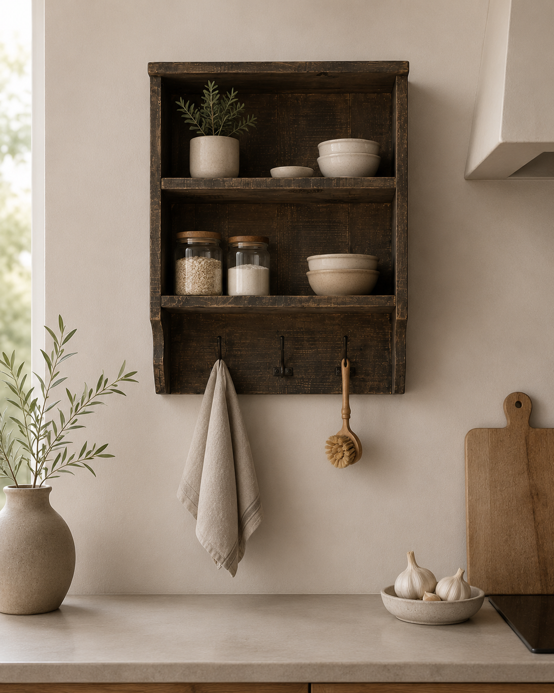 Houten Wandrek