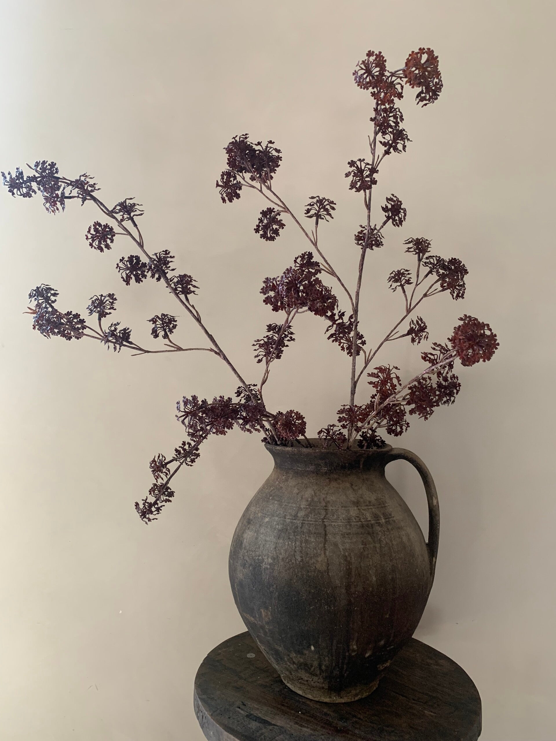 Flower spray burgundy