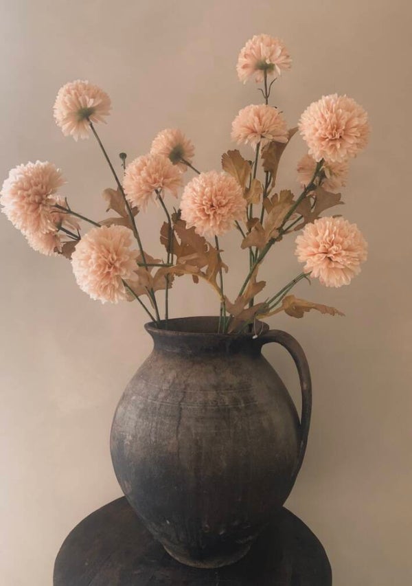 Pompom tak beige