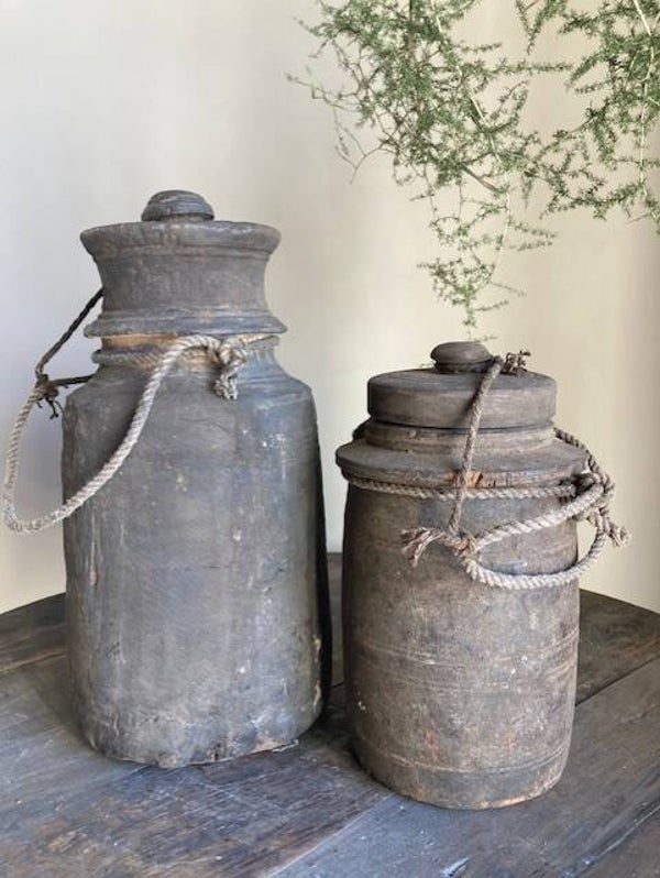 Houten kruik rechts (nr 5)