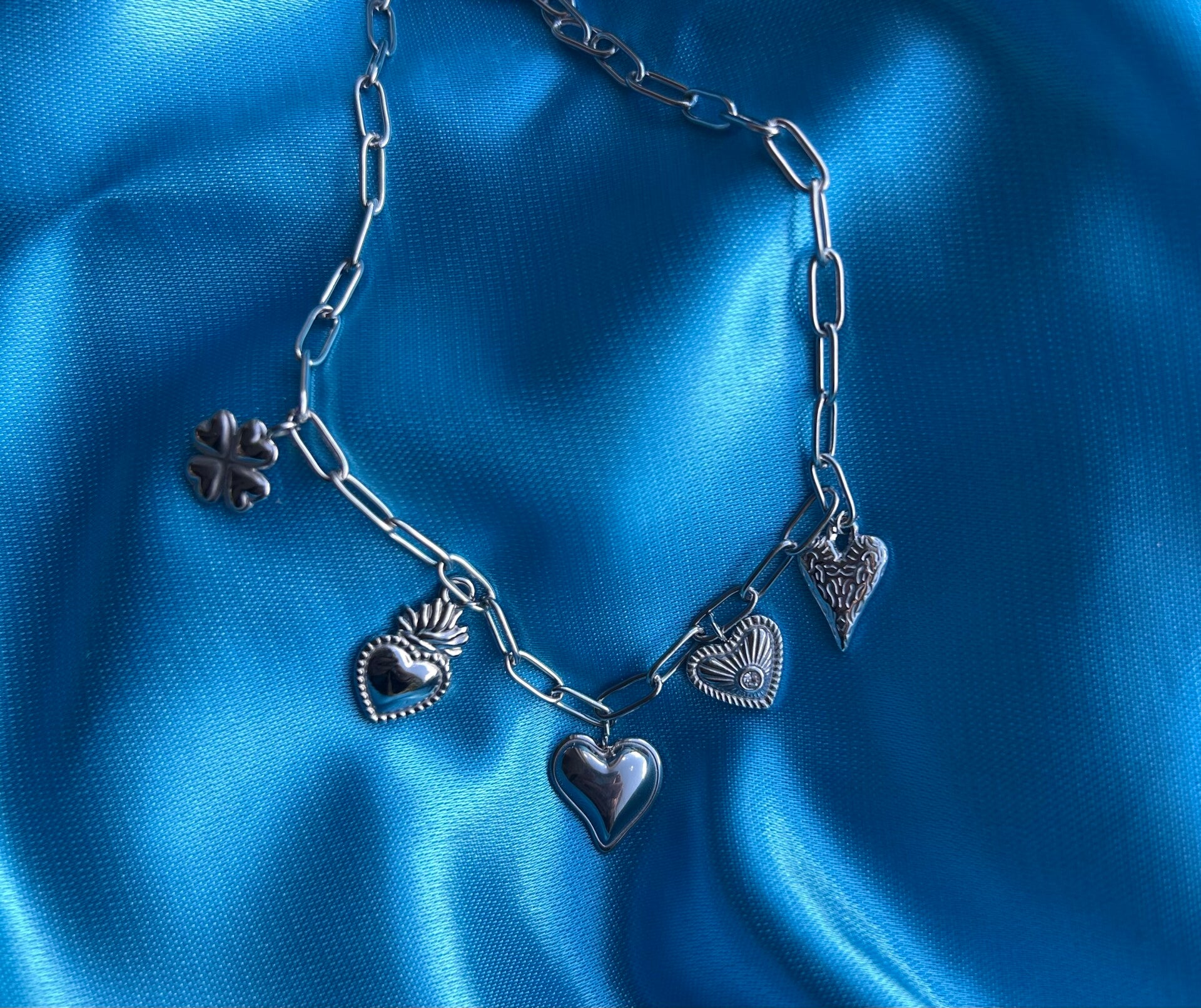 Bedel ketting zilver